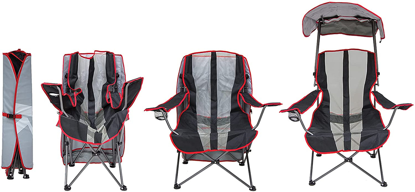 Canopy Lounger™ Camping Chair with canopy