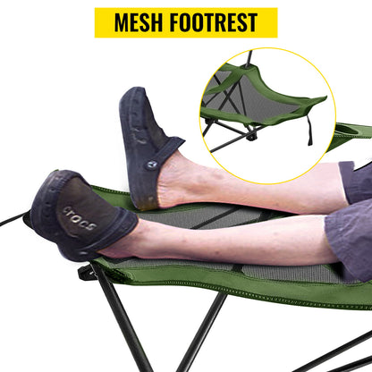 Camp Kliner™ Foldable recliner with footrest